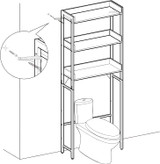Ormar za kupatilo BTS002B01V1