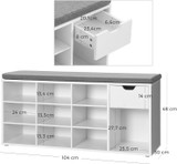 Klupa za cipele LHS024W01V1