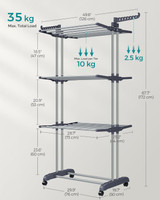 Stalak za sušenje odjeće LLR701G01V1