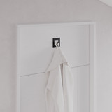 Vješalica Metalna četvrtasta vješalica Kaly - crna