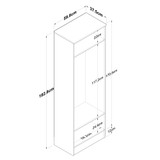 Ormar za hodnik P6- M14 - 2415