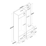 Ormar za hodnik P6 - M5 - 2423