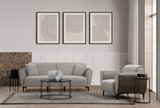 1-sjed Sofa Aren - Sivi