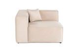 1-sjed Sofa Lora L1 - Krem