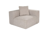 1-sjed Sofa Lora L1 - Mocha