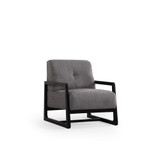 Wing Chair Athena Bergere - svijetlo siva