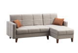 Kutna sofa-krevet Polya - svijetlo siva Kutna sofa-krevet Polya - svijetlo siva