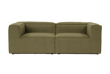 Sofa s 2 sjedala Fora 2 sjedala - zelena