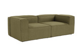 Sofa s 2 sjedala Fora 2 sjedala - zelena