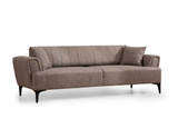 Kauč na razvlačenje s 3 sjedala Hamlet - svijetlosmeđa
