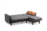 Sofa Garnitura Polya L - tamno siva
