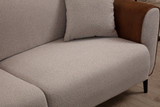 Kauč na razvlačenje s 3 sjedala Aren - bež, cimet