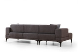 Kutna sofa-krevet Horizont lijevo - tamno siva Kutna sofa-krevet Horizont lijevo - tamno siva