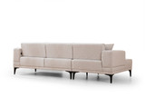 Kutna sofa-krevet Horizont lijevo - Ecru