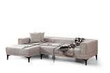 Kutna sofa-krevet Horizont lijevo - Ecru