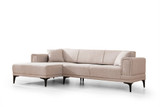 Kutna sofa-krevet Horizont lijevo - svijetlosmeđa Kutna sofa-krevet Horizont lijevo - svijetlosmeđa