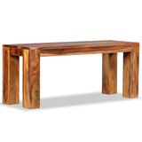 Klupa Masivno Sheesham Drvo 110x35x45 cm