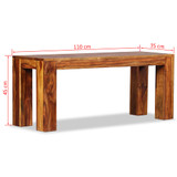 Klupa Masivno Sheesham Drvo 110x35x45 cm