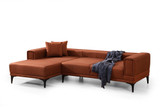 Kutna sofa-krevet Horizont lijevo - crvena pločica Kutna sofa-krevet Horizont lijevo - crvena pločica
