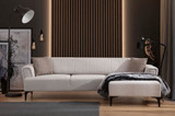Kutna sofa-krevet Hamlet desno- Ecru