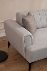 Kutna sofa-krevet Hamlet desno- Ecru
