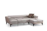 Kutna sofa-krevet Hamlet desno- Ecru
