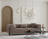 Sofa s 3 sjedala Gio 3 sjedala - smeđa