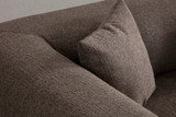 Sofa s 3 sjedala Gio 3 sjedala - smeđa