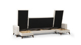 Kutna sofa-krevet Kristal Rest 3+Kutni - Bež
