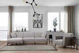 Kutna sofa-krevet Aren lijevo - Gray