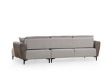 Kutna sofa-krevet Aren je u pravu - Gray
