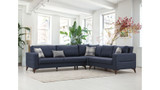 Kutna sofa-krevet Kristal 3+Kutni+2 - Antracit