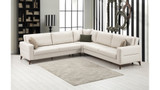 Kutna sofa-krevet Kristal 3+Kutni+3 - Bež