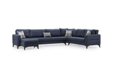 Kutna sofa-krevet Kristal Rest 3+Kutna+2 - Antracit