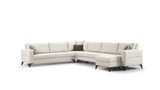 Kutna sofa-krevet Kristal Rest 3+Kutni+3 - Bež