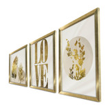 Ukrasna uokvirena MDF slika (3 komada) 3P3853NISCT-021
