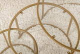 Set stolića za kavu Aurum - 80, 60, 42 - zlato, prozirno