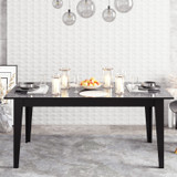 Stol za blagovanje Polka - crna