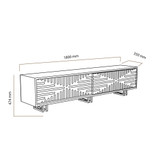 TV stalak Askal - Ud, Bijeli TV stalak Askal - Ud, Bijeli