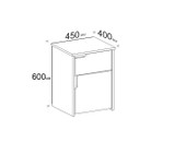 Noćni ormarić Asra