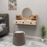 Stol za šminkanje Polina - atlantski bor, bež Stol za šminkanje Polina - atlantski bor, bež