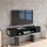 TV stalak Peti - Crni