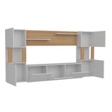 TV jedinica Lore - bijelo, tikovina