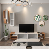 TV jedinica Zebra - bijela, tikovina