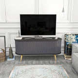 TV stalak Stor - crna, antracit