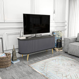 TV stalak Stor - crna, antracit