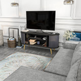 TV stalak Stor - crna, antracit