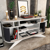 Kredenc Stor - bijela, antracit