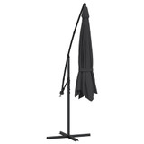Konzolni vrtni suncobran s aluminijskim stupom 350 cm crni 47130 Konzolni vrtni suncobran s aluminijskim stupom 350 cm crni 47130