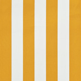 Tenda na uvlačenje 100 x 150 cm žuto-bijela 145890